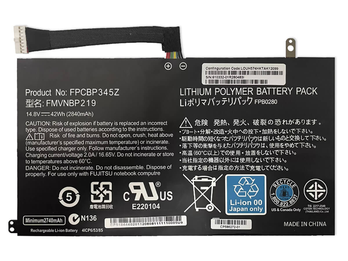 compatibile con FPB0280 FUJITSU