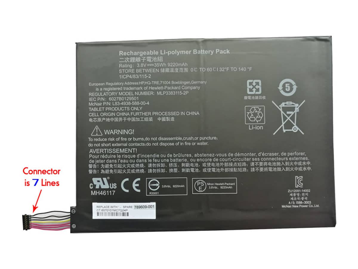 compatibile con Pavilion X2 10-K000NL HP